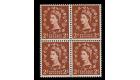 SG605a. 1959 2d Light red-brown. Post Office fresh U/M block of