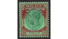 SG274. 1937 $5 Green and red/emerald. Superb fresh mint with bea