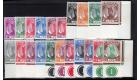 SG67-87. 1949 Set of 21. Brilliant fresh U/M mint...