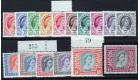 SG1-15. 1954 Set of 16. Brilliant U/M mint...