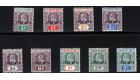 SG54s-62s. 1904 Set of 9. 'SPECIMEN'. Very fine fresh...