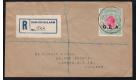 SG62. 1917 50r Carmine and green. Neat Registered Cover...