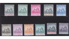 SG105-115. 1892 Set of 11. Superb fresh mint...