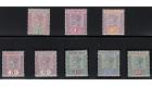 SG1-9. 1900 Set of 9. Choice superb fresh mint...