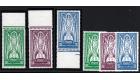 SG123-125b. 1940 2/6 to 10/-. Both papers. U/M mint...