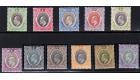 SG21a-32a. 1904 Set of 12. Chalk-paper. Superb fresh mint...