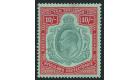 SG80. 1908 10/- Green and red/green. Very fine well centred mint