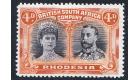 SG139. 1910 4d Brown-purple and orange. Superb mint with excelle