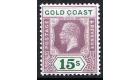 SG100a. 1924 15/- Dull purple and green (Die II). Brilliant fres