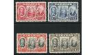 SG146s-149s. 1946 Set of 4. 'SPECIMEN'. U/M mint...