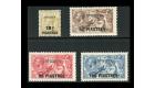 SG47s-50s. 1921 Set of 4 'SPECIMEN'. Superb fresh mint...