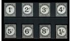 SG D18-D25. 1923 Set of 8. Lovely superb fresh mint...