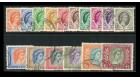 SG1-15. 1954 Set of 16. Superb fine used...