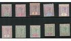 SG26-34. 1898 Set of 10. Very fine mint...