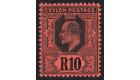 SG300. 1910 10R Black/red. Brilliant fresh U/M mint...