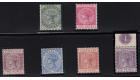 SG8-13. 1886 Set to 6d., superb fresh mint...