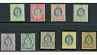 SG1-9. 1901 Set of 9. Choice superb mint...