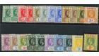 SG86-102. 1912 Set of 17. Brilliant fresh mint...