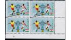 SG414ab. 1966 24p Multicoloured. 'Vertical Pair, One Without Ove