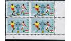 SG414ab. 1966 24p Multicoloured. 'Vertical Pair, One Without Ove