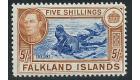 SG161. 1938 5/- Blue & Chestnut. Superb U/M mint...