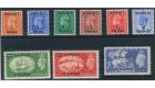 SG84-92. 1950 Set of 9. Superb fresh mint...