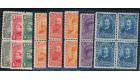 SG83-90. 1897 Set of 8. Superb mint blocks...