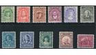 SG117-127. 1911 Set of 11. Superb mint...