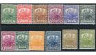 SG130-141. 1919. Set of 12. Superb mint...