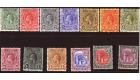 SG108-120. 1913 Set of thirteen. Superb fresh mint...