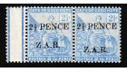 SG4b. 1899 2 1/2 PENCE on 2 1/2d blue. 'Surcharge 12mm high'. Fa