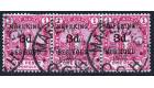 SG3. 1900 3d on 1d Carmine. Superb used horizontal strip...