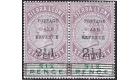 SG59 and 62. 1897 2 1/2d on 6d Dull purple and green. Brilliant
