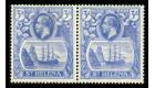 SG101b. 1923 3d Bright blue. 'Torn Flag'. Brilliant fresh mint, 