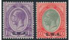 SG56-57. 1927 Set of 2. Brilliant fresh mint...