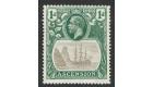 SG11a. 1924 1d Grey-black and deep blue-green. 'Broken Mainmast'