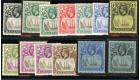 SG10-20 (inc.SG.11d). 1924 Set of 12. Superb fresh mint...