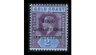 SG H42b. 1915 2/- Purple and blue/blue. Thin 'G' in 'TOGO'. Bril