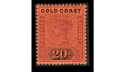 SG25. 1894 20s Dull mauve and black/red. Superb fresh mint...