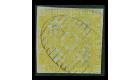 SG3. 1851 6d yellow. Superb fine used...