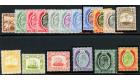 SG45-63. 1904 Set of 17. Choice superb fresh mint...