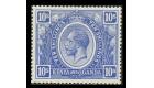 SG94. 1922 10/- Bright blue. Choice superb fresh mint...