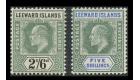 SG27-28. 1902 2/6 and 5/-. Both superb fresh mint...