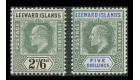 SG27-28. 1902 2/6 and 5/-. Both superb fresh mint...