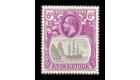 SG16a. 1924 6d Grey-black and bright purple. 'Broken Mainmast'. 