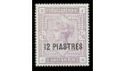 SG3. 1885 12pi on 2/6 Lilac/bluish. Superb well centred mint...