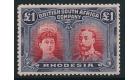 SG166. 1910 £1Rose-scarlet and bluish-black. Very fine fresh we