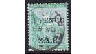 SG1b. 1899 '1/2 PENCE' Green. 'Wide Spacing'. Superb fine used..