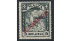 SG121. 1922 10/- Black. Superb fresh mint...