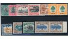 SG58-67. 1927 Set of 10. Superb fresh mint pairs...